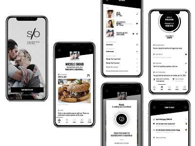 Relationship Tracker App Concept app app design design figma figmadesign ios ios 13 ios app iphone iphone app mobile app mobile app design mobile design mobile ui relationship romance ui uiux ux