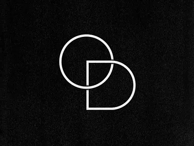 OD - Logo branding design illustration logodesign logotype logotypes monogram symbol texture typography vector