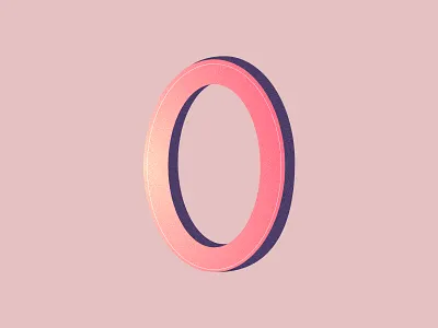 Gradient and geometry exploration 0 design flat geometric design geometry gradient illustration isometric isometric illustration noise numbers pink