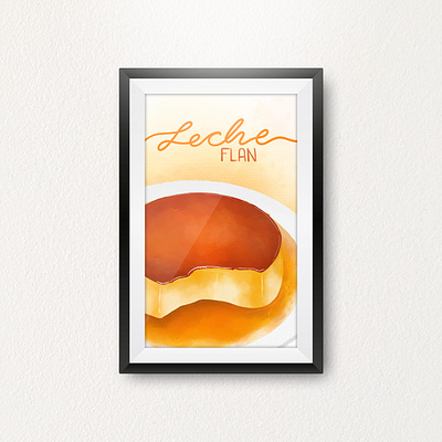 Leche Flan Dessert Digital Painting autodesk autodesk sketchbook design dessert digital digital art digital illustration digital painting digitalart draw drawing drawings leche flan pudding sketch sketchbooks