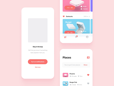 Nesnězeno - Motion design animation app clean design eat food food app food illustration illustraion ios minimal motion motion design ui ux