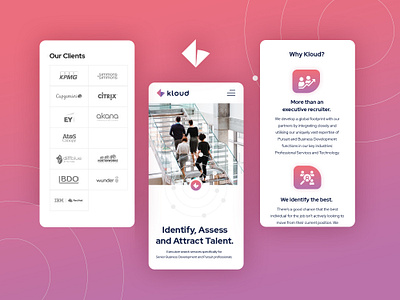 Kloud Website Mobile cloud cloud search kloud mobile design mobile ui search uidesign web design website