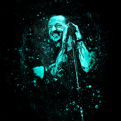 Chester adobe photoshop cc artwork colours graphicdesign linkin park love manipulation musician photoshop