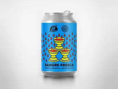 AF Brew x El Copitas Sangre Fresca Michelada Gose afbrew beer blood can cerveza cocktail craft fresh gose mexico michelada preparada