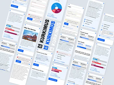 Survey Web Application app branding design flat logo minimal ui ux web website