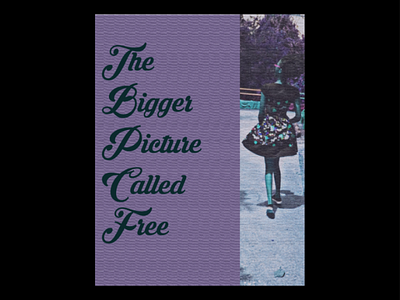 Freedom Poster photography poster design type