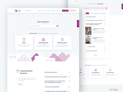 Abbey Lofts - Help centre bespoke website faqs filtering posts search search results uiux website website builder website design websites