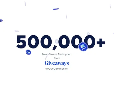 Nexo Year in Review - Giveaways 3d animation blender cgi crypto cryptocurrency cycles design eevee graphics motion nexo render