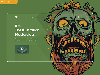 Online Class Hero Thumb (Sketch) artschool artwork class colorful creative design education element flat illustraion minimal online school study ui ui design uicub uiux