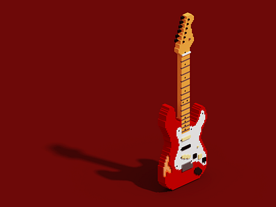 Sir nutcracker the 5th 3d 3d art day6 design digital digitalart guitar isometric jae magicavoxel sir nutcracker the 5th voxel voxel art