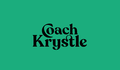 Coach Krystle Logo logo logotype retro