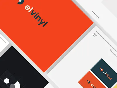 Vinyl Record Marketplace Brand Concept brand branding colourpalette logo negative space logo vector vinyl vinyl cover vinyl record