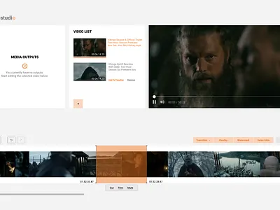 Mango Studio backend product design ui user interface user interface design ux video edit video editing video editor