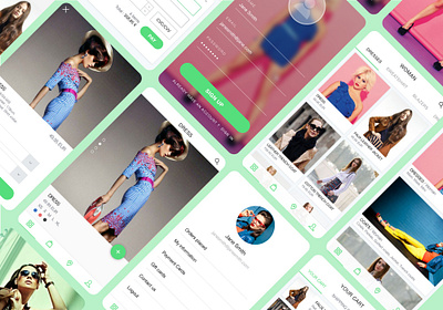 Stylish app design uiux mobile app ui web design