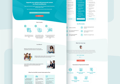 Content Marketing design uiux ui web design