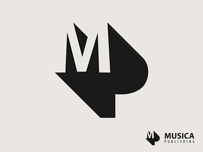 Musica Publishing Inc branding letter mark letter mark monogram lettermark lettermark logo lettermarklogo letters logo logo design logodesign logos major monogram monogram logo music music logo music publisher negative space negative space logo negativespace