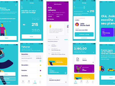 Veloe App app art car configuration design flat illustration interface minimal ui ux