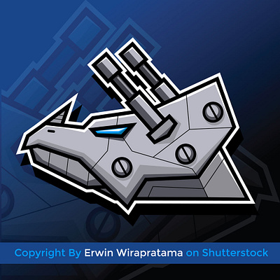 Triceratops Head esport esport logo esportlogo esports esports logo