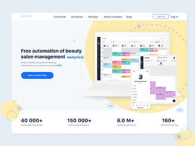 CRM for beauty salon beauty salon crm design ui ux website