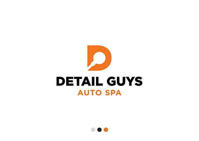 Detail Guys Auto Spa Combination Mark branding branding and identity design flat golden ratio logo illustration logo logo design negative space negative space logo