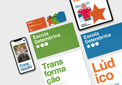 Escola Setembrina - Visual identity branding design illustration illustrator logo minimal type typography vector website