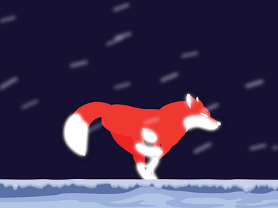 Fox Running Cycle albania animals animation character cute fox fun gif illustration loop motion run run cycle running running cycle