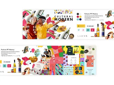 Stylescape Moodboard 2.0⁣⁣ BRAND KEY WORD "modern + cultural" branding company corporate design corporate identity design food futur hero illustration layout logo millennials screendesign typogaphy ui ux web wine