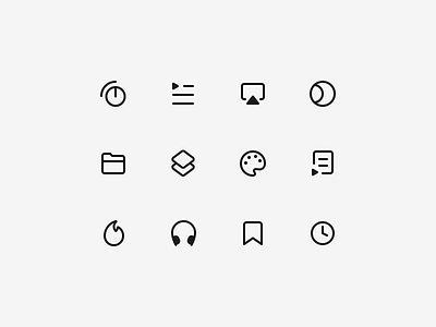 Audiobook Icons app betraydan clean design icon design icons ios minimal mobile ui