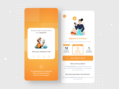 Subscription Page UI android app clean design illustration ios mobile redesign ui ux