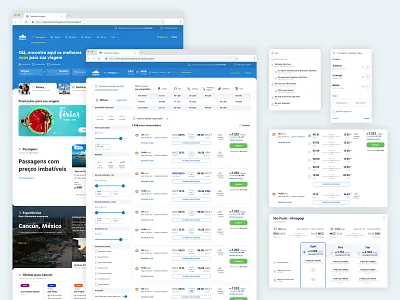 Submarino Viagens product design ui ux web design