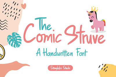 The Comic Struve - Playful Kids Font playground preschool