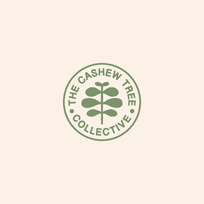 Cashew Tree Logo branding cafe cafe logo handlettering health illustration logo retro surf tree typographic logo typography