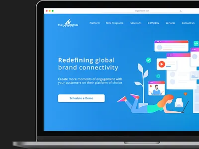 Momentum Group design illustration ui ui design webdesign website design