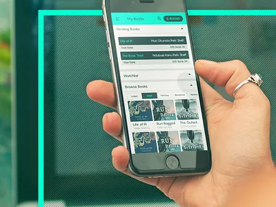 OLI Book Collection app design ui ui design ux