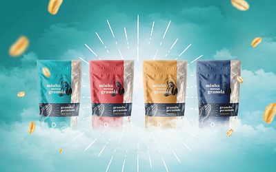 Minha Nossa Granola | Branding & Visual Identity 02 brand brand design brand identity branding branding and identity branding concept branding design design logo look and feel