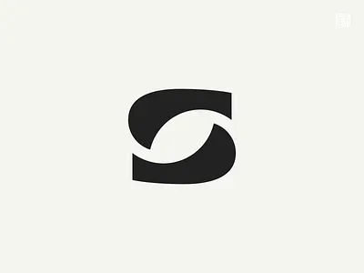 Logo: Letter S bold branding dynamic letter lettering logotype minimal monogram round s simple wave