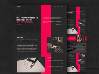 Copywriting course - web design adobexd copywriter design ui ux web design website