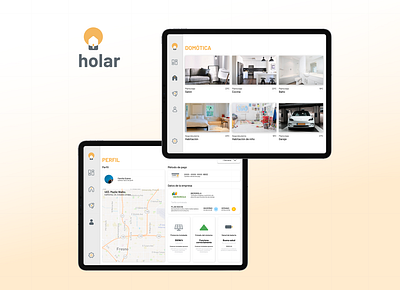 Large screen holar UI app automation branding design energy graphic home icon large screen project renewable renewable energy screen ui ux vector