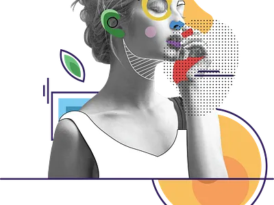 FASHION abstract brochure fashion brand fashion design illustraion model photoshop