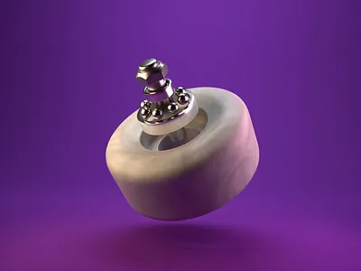 Skate wheel 3d 3d art 3d modeling c4d motion purple