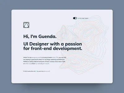 Personal Website 2020 | Light version animations design website minimal minimal design personal website portfolio