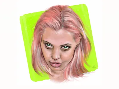 Angelina Jolie angelina jolie illustration portrait procreate