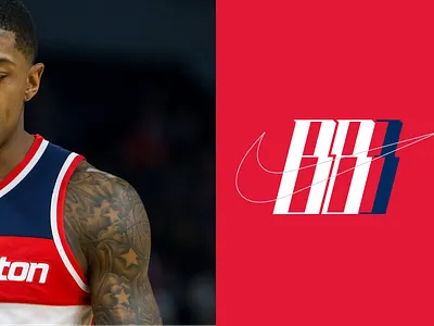 Bradley Beal Logo basketball basketball player branding fitness icon design identity identity design logo nba nike sports branding typography
