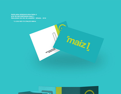 Maiz 1 app design designportfolio print design