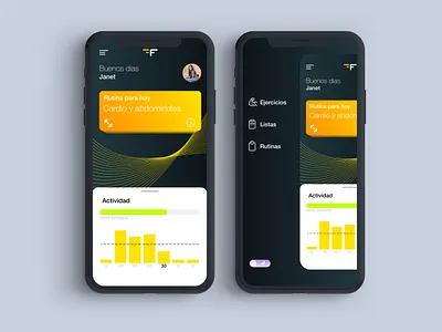 Smart Gym App app design ui ux