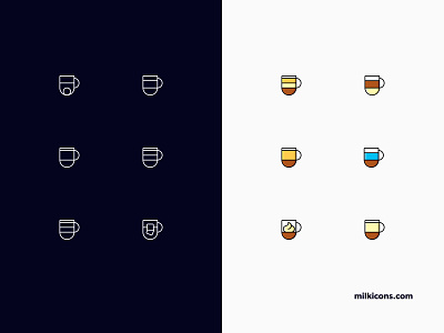 Milk Icons app app design appicons design flat icons flaticons graphicdesign icon icon design icon set icons illustrator interface icons milk icons ui uidesign uidesigner uiux uxdesign webdesign