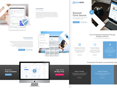 Doctor Notes Landing Page clean creative doctor doctor logo homepage homepage design illustraion landing page medical care medical design minimal minimalism modern design motion design product design ui user experience design ux visual design web design