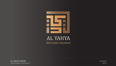 AL YAHIA Real Estate Investment Logo Design arabic calligraphy arabic logo arabic typography brand design branding calligraphy calligraphy logo concept design graphic design graphicdesign icon logo logo design logodesign real estate real estate branding real estate logo typography vector