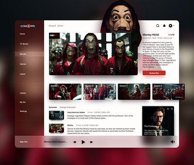 Video_subscribe concept concept design neomorphism series subscribe subscription subscriptions trending trendy ui ux video video streaming videoplayer web design webdesign website website design white white ui