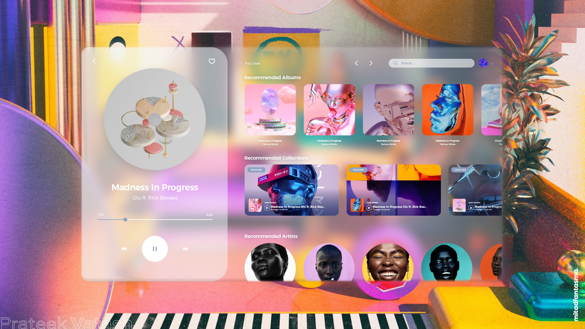 MIP // M U S I C by Mitad Fantasma on Dribbble